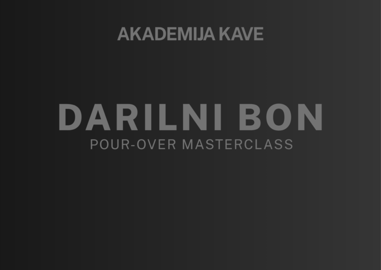 POUR-OVER MASTERCLASS